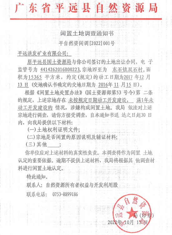 平自然资闲调【2022】001号闲置土地调查通知书.png