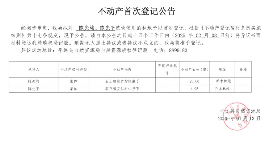 陈先均、陈先平不动产首次登记公告.png
