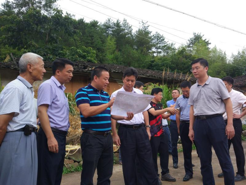 杨栋县长到八尺镇调研古驿道定向大赛平远站赛事筹备情况